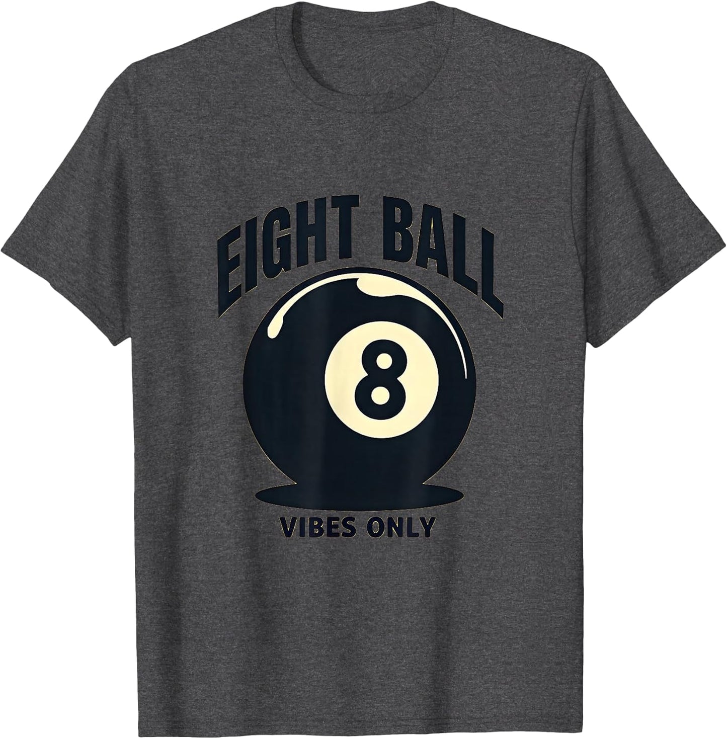 Eight Ball Vibes Only Retro Gaming Design