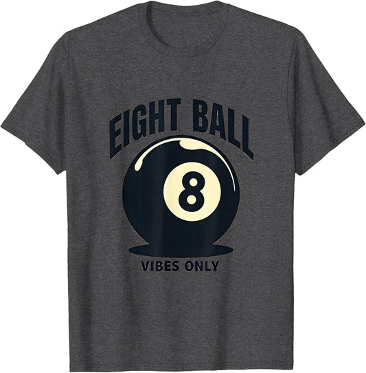 Eight Ball Vibes Only Retro Gaming Design