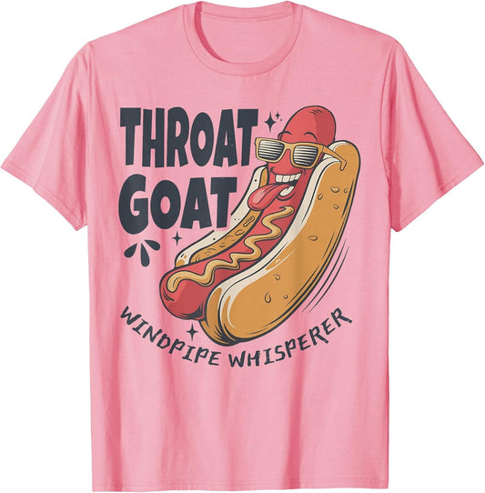 Throat Goat Windepipe Whisperer Funny Hotdog Adult Humorous