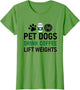 Pet Dogs Drink Coffee Lift Weights Funny Gym Workout