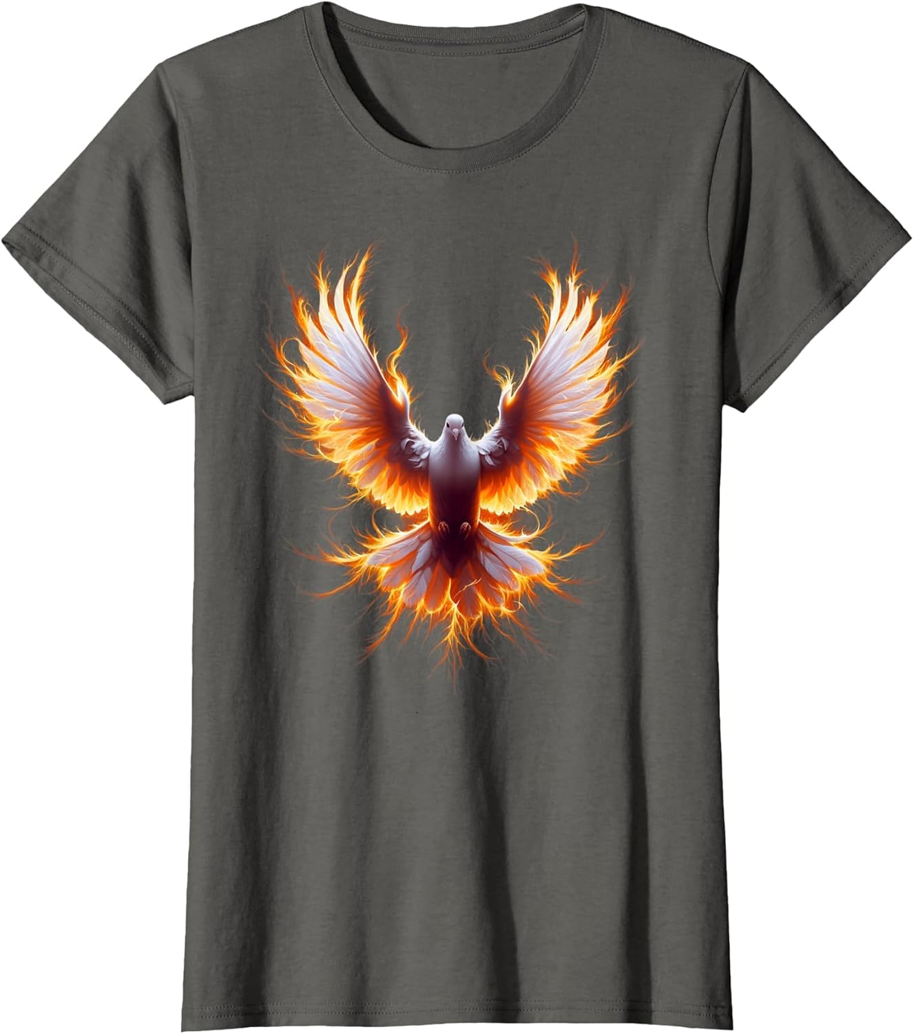 Flaming Dove Holy Spirit Pentecost Christian Faith