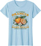 Oranges Hand Picked Vintage Fruit Retro Peach Graphic