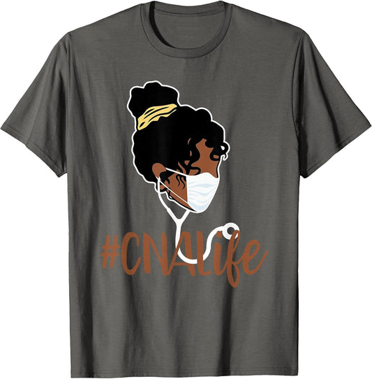 Black Woman CNA Life Emergency Nurse Assitant First Aider