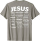 Jesus is King Names of God Hebrew Jesus Christian (On Back)