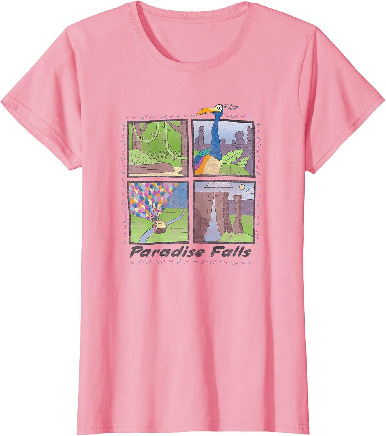 Disney Pixar Up Paradise Falls Summer Camp Squares
