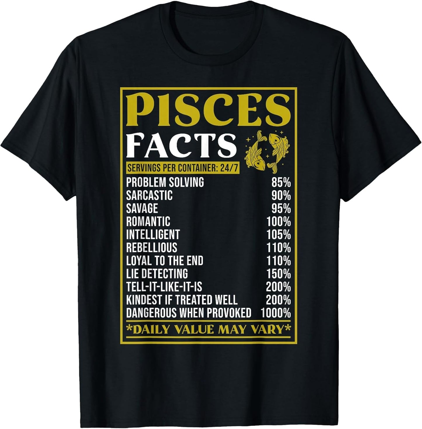 Pisces Zodiac Facts Design - Zodiac Facts Funny Pisces