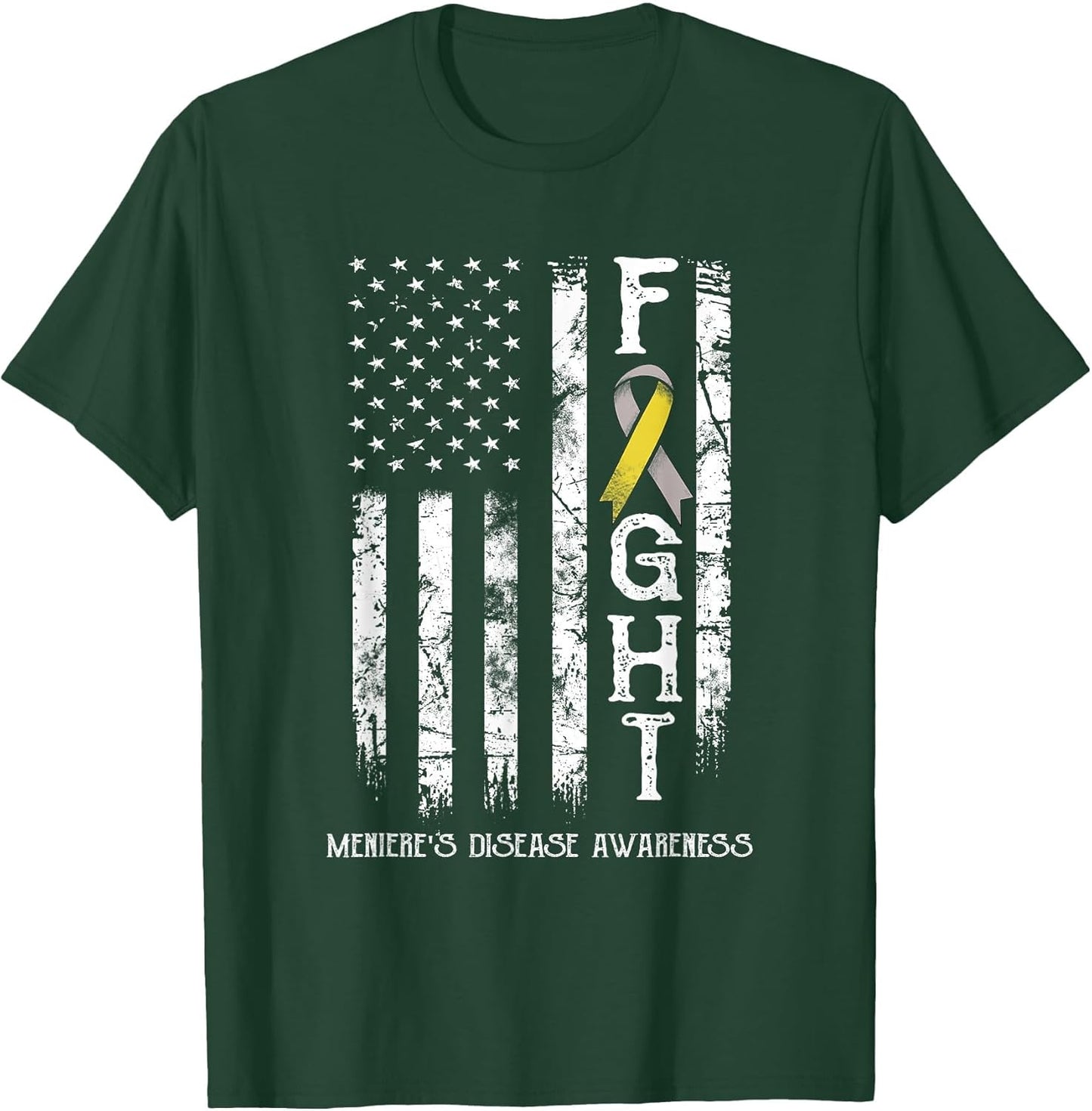 Meniere's Disease Warrior US Flag