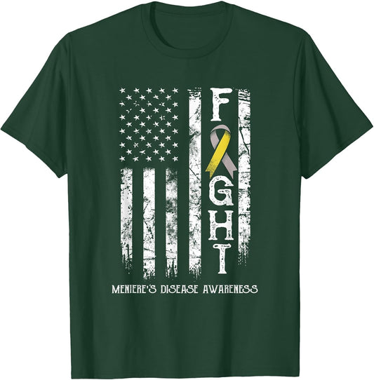 Meniere's Disease Warrior US Flag