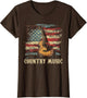 Country Music - Outlaw Western USA Patriotic Vintage Guitar