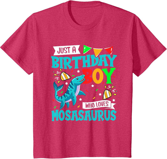 Kids Just A Birthday Boy Who Loves Mosasaurus Birthday