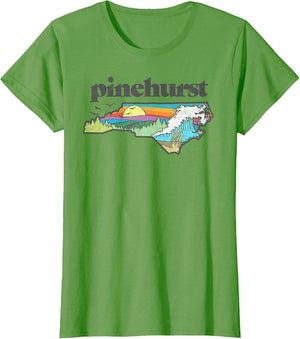 Pinehurst North Carolina Outdoors Retro Nature