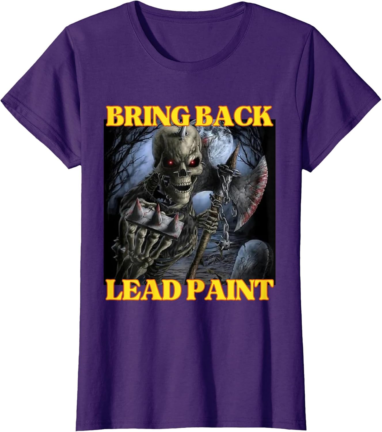 Bring Back Lead Paint Funny Cringe Hard Skeleton Meme