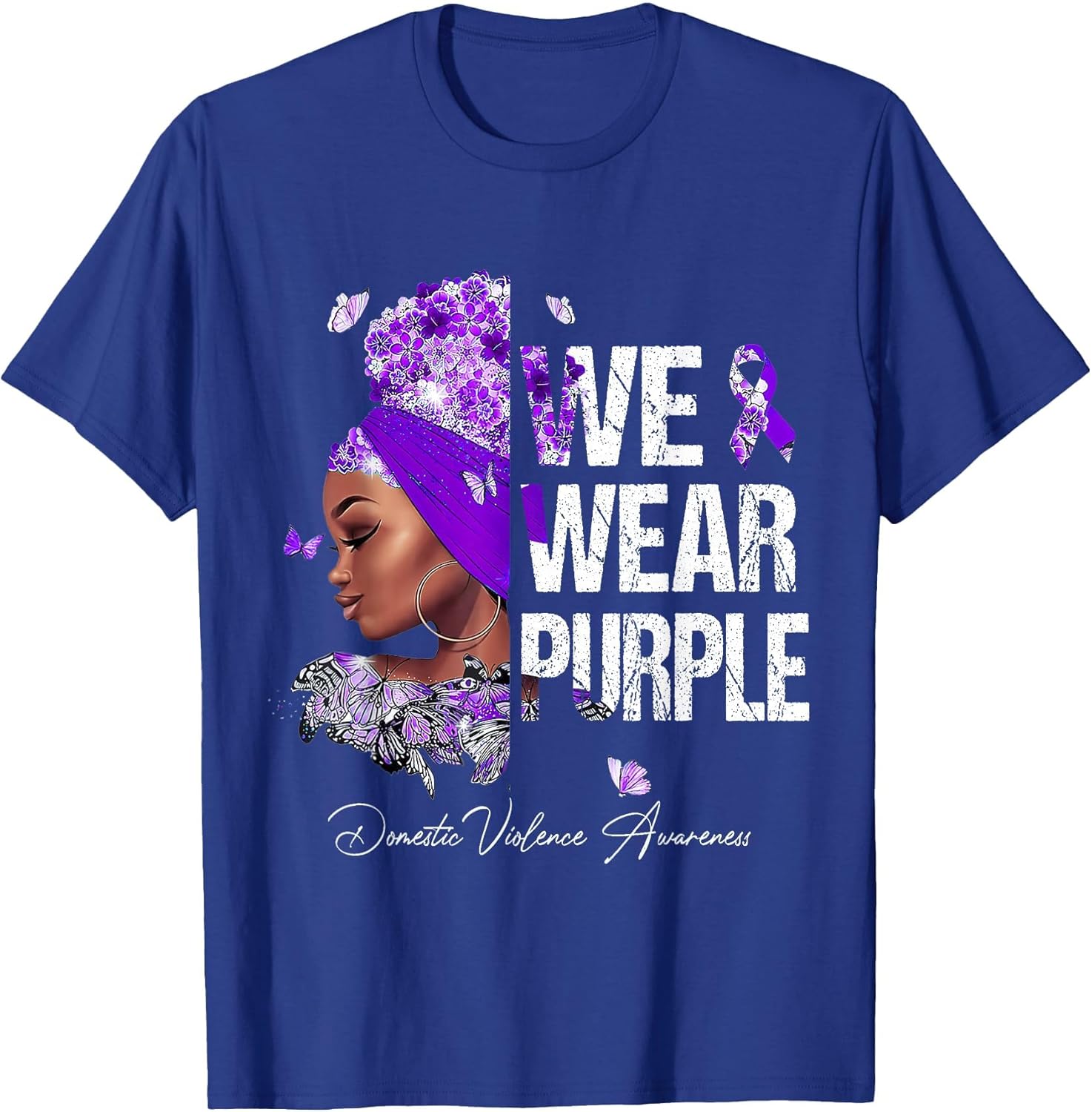 Black Women We Wear Purple Domestic Violence Awareness