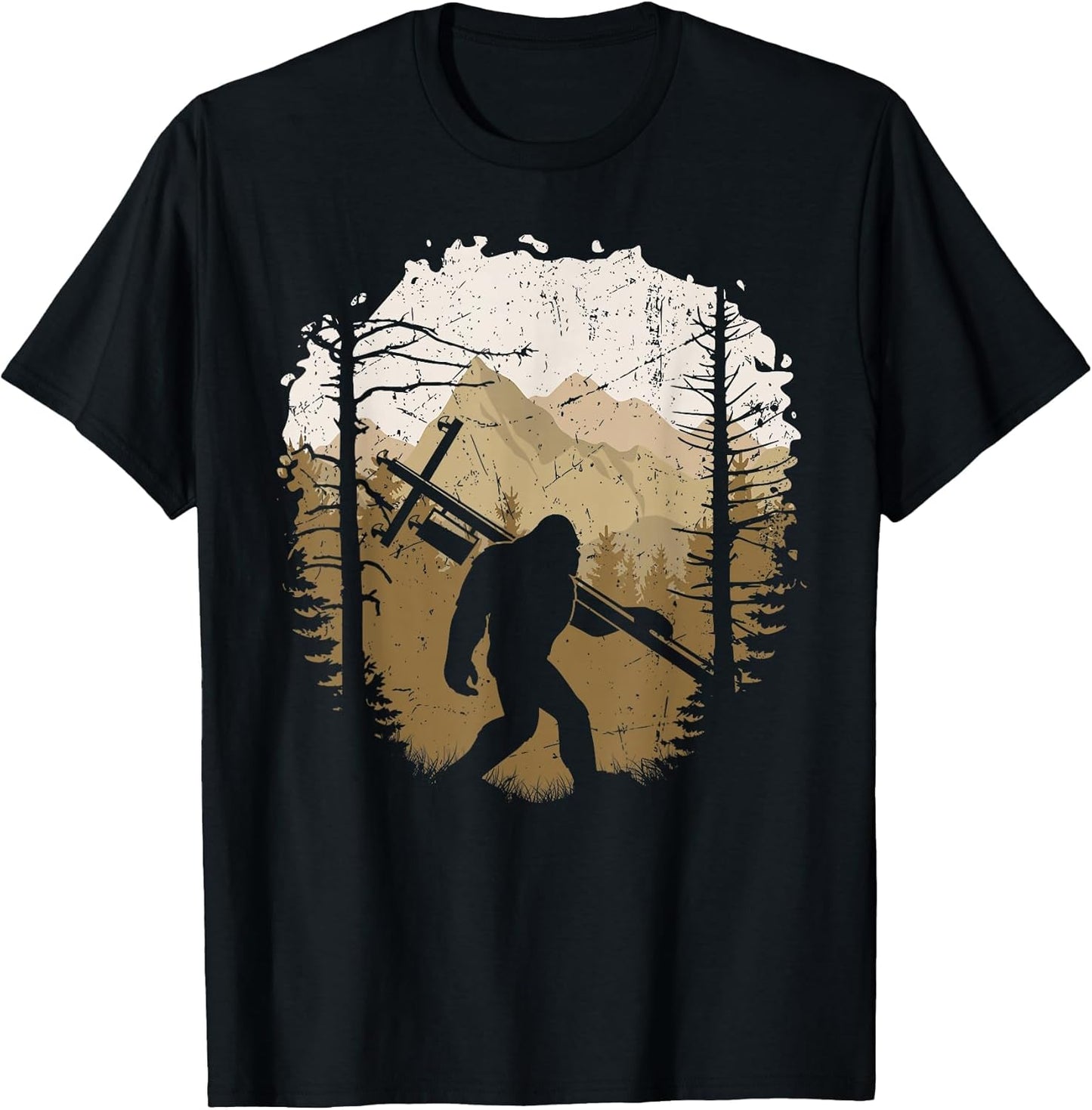 Funny Bigfoot Lineman Power Electrician Sasquatch Lineworker
