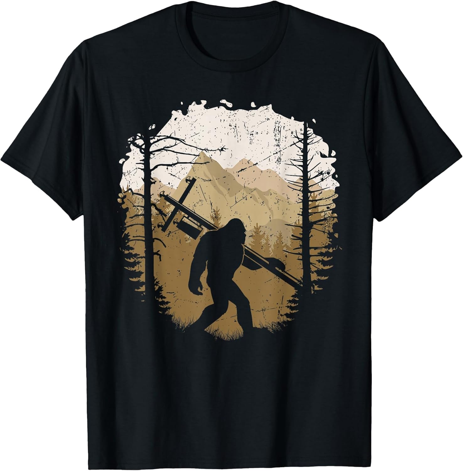 Funny Bigfoot Lineman Power Electrician Sasquatch Lineworker