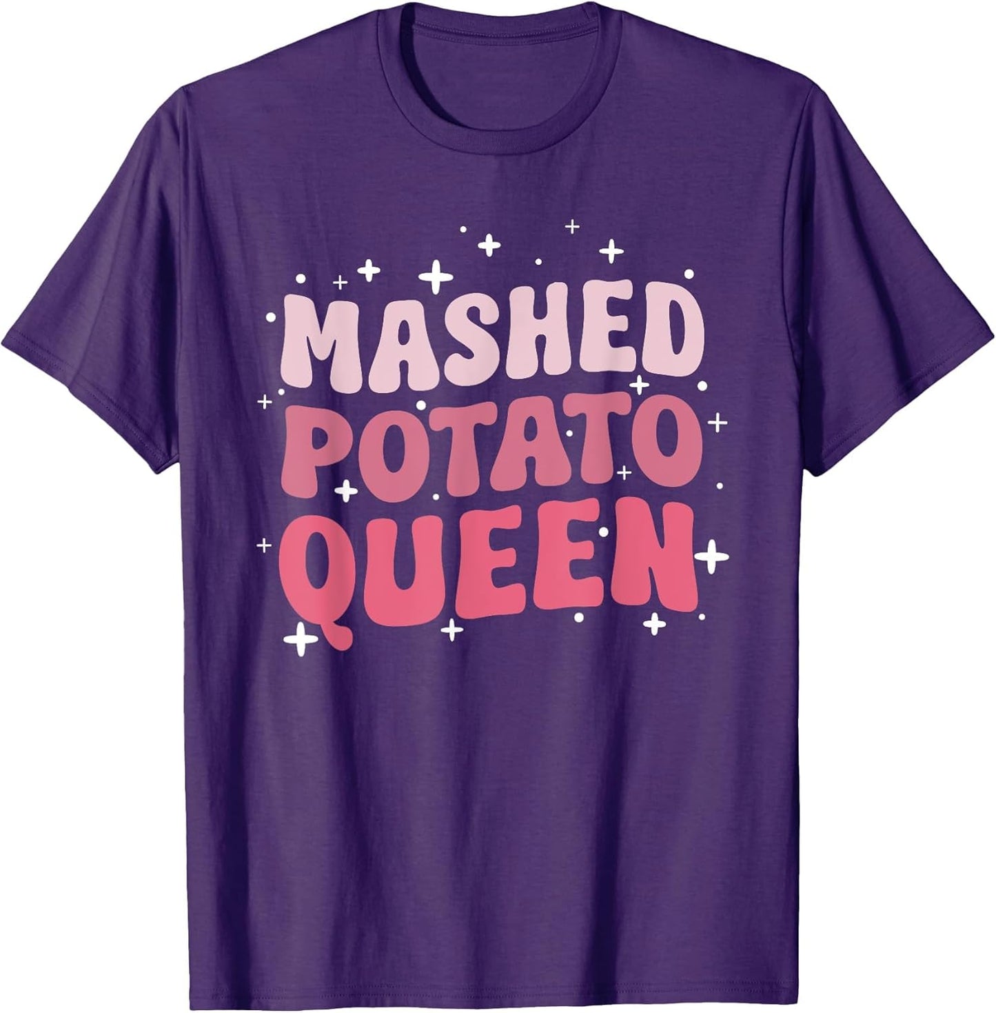 Funny Thanksgiving Dinner Groovy Mashed Potato Queen