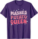 Funny Thanksgiving Dinner Groovy Mashed Potato Queen