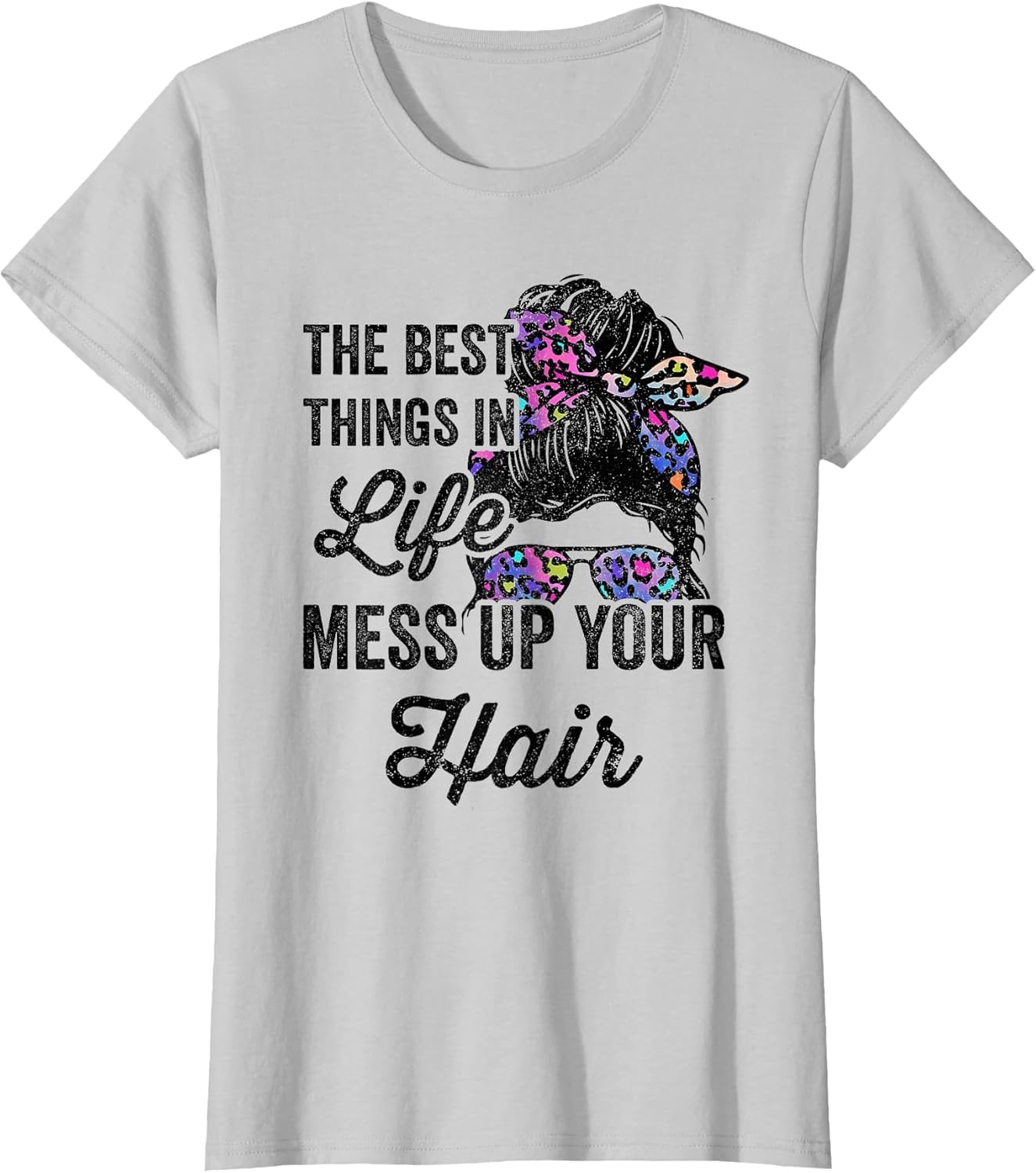Women Motorcycle The Best Things in Life Mess Up Your Hair