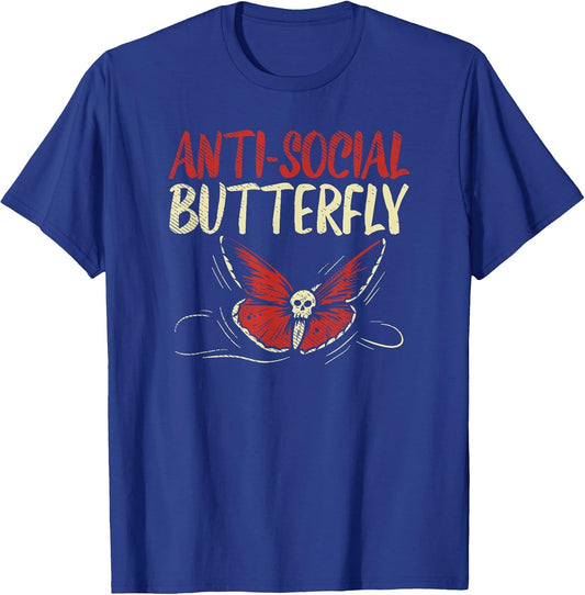 Anti Social Butterfly Goth Girl Gothic Solitude Introvert