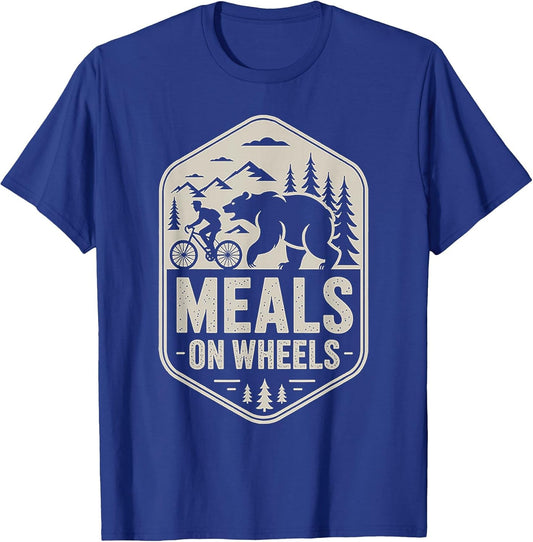Meals On Wheels Funny Beer Biker