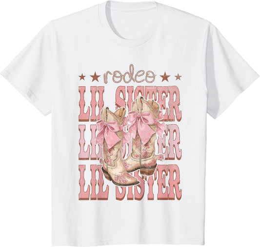Rodeo Lil Sister Pink Boots Coquette Cow-Girl Birthday Party