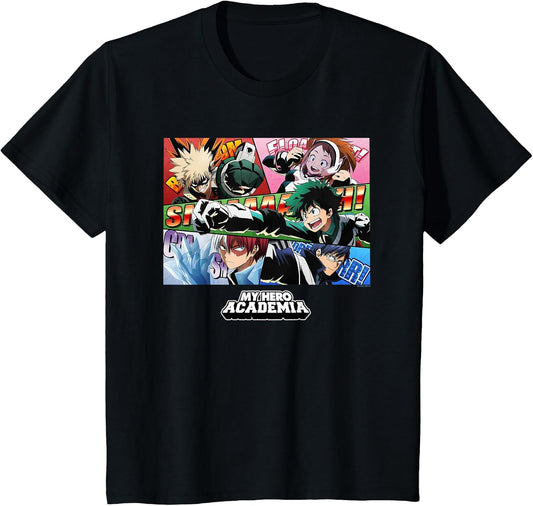 My Hero Academia Class 1-A Group Comic Panels Anime
