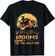 Brooms are for Amateurs Halloween Girl with Motorcycle