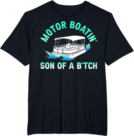Motorboating Son of a B'itch Funny Vintage Apparel