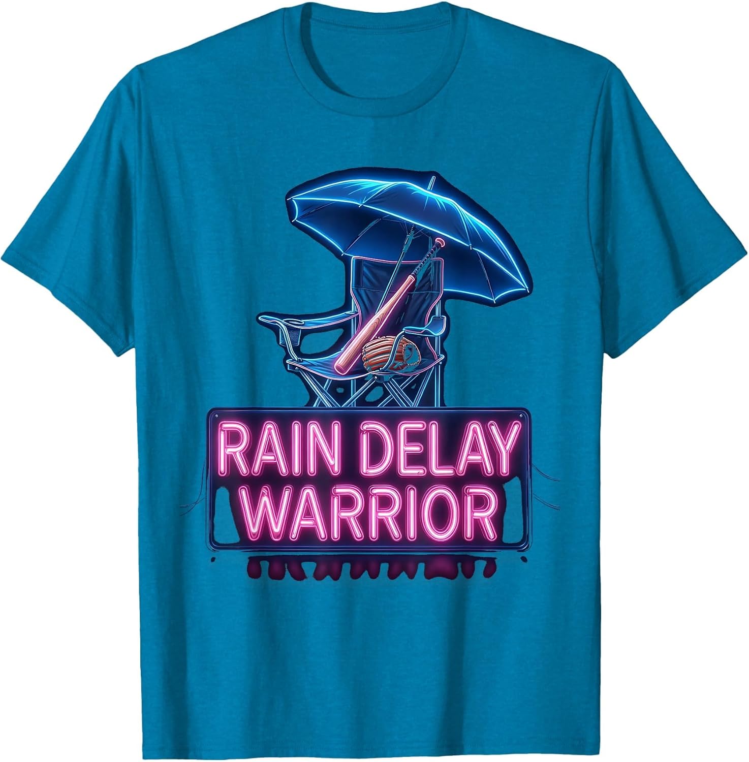 Rain Delay Warrior Baseball Mom Design