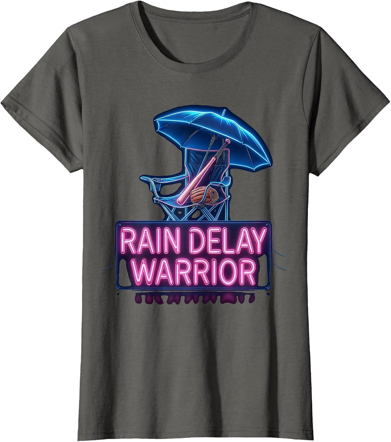 Rain Delay Warrior Baseball Mom Design