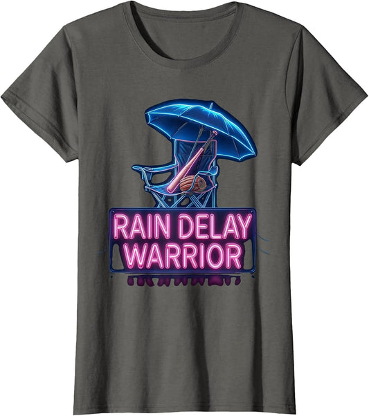 Rain Delay Warrior Baseball Mom Design