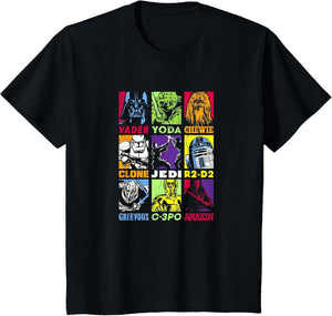 Star Wars Heros and Villains Box Up Poster