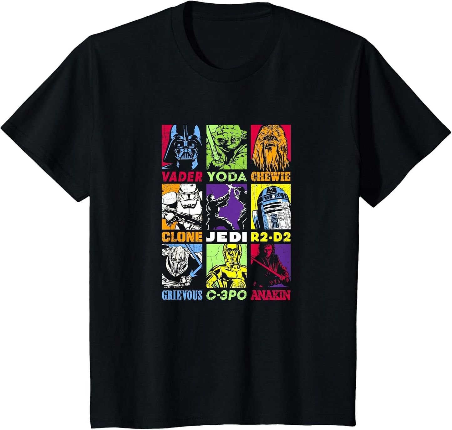 Star Wars Heros and Villains Box Up Poster
