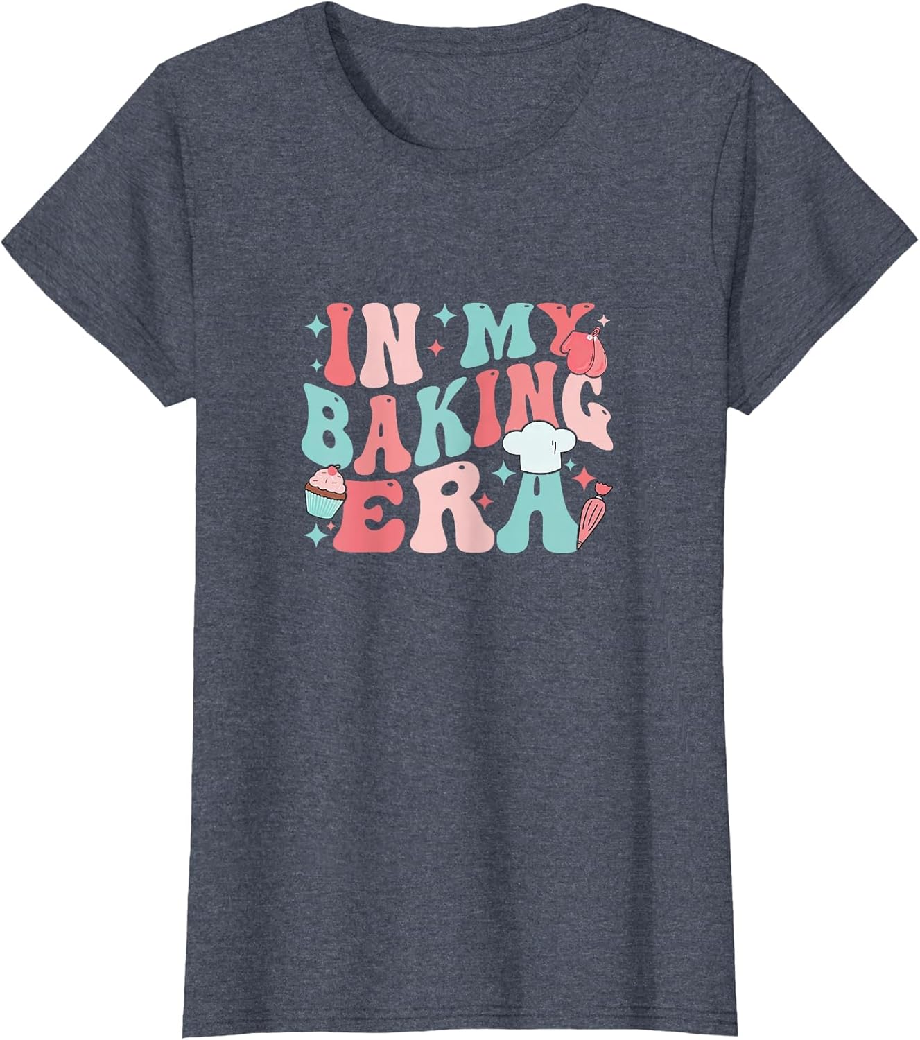 in My Baking Era Groovy Funny Baker Bake Bakers Bread Chef