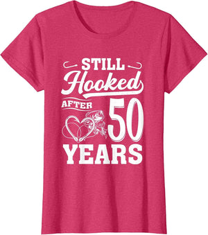 Fishing Couple 50 Years Anniversary 50th Wedding Celebration