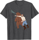 Funny Man Punching Bear Vintage