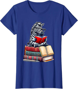Zebra Reading Books Matching Bookworm Readers Librarian