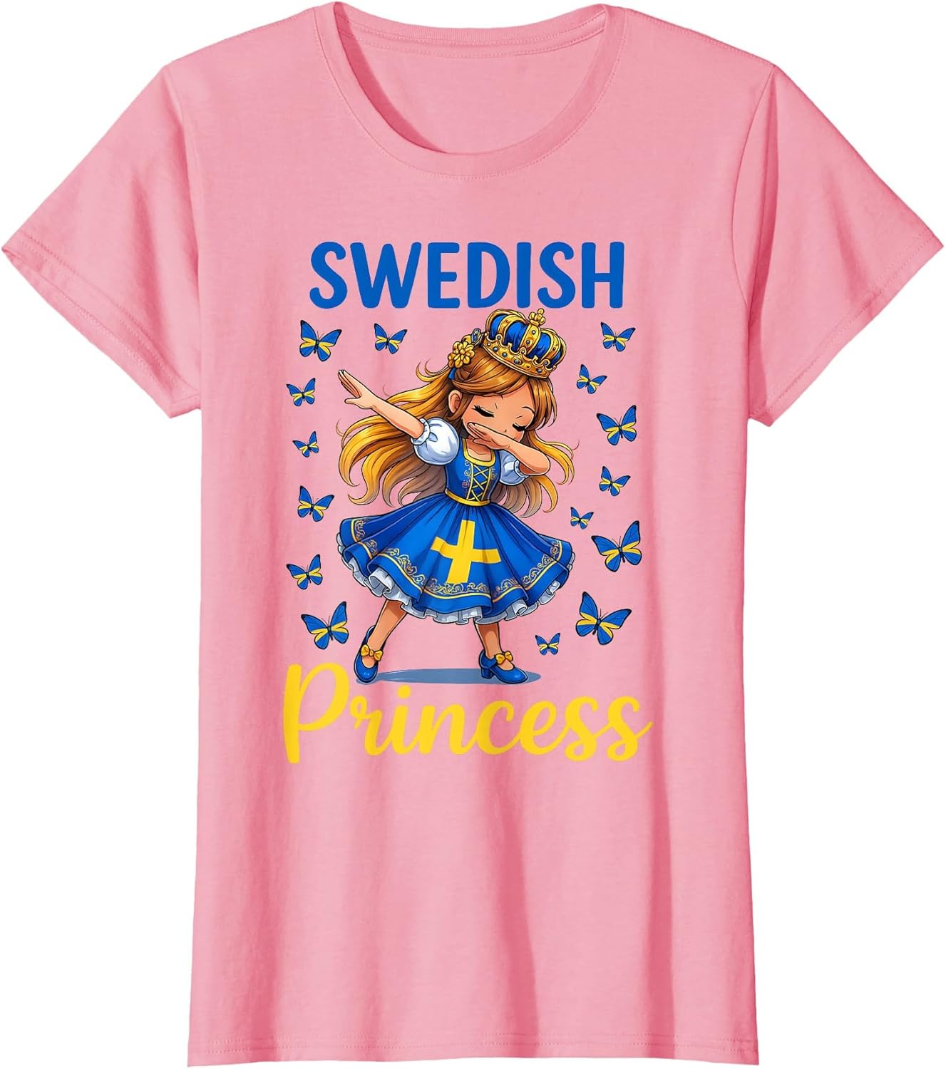 Swedish Princess Dabbing Girl National Dress Culture Girls