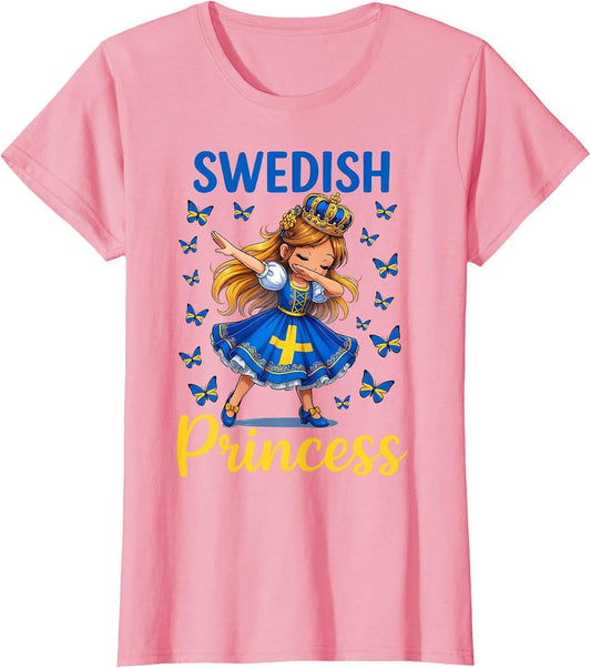 Swedish Princess Dabbing Girl National Dress Culture Girls