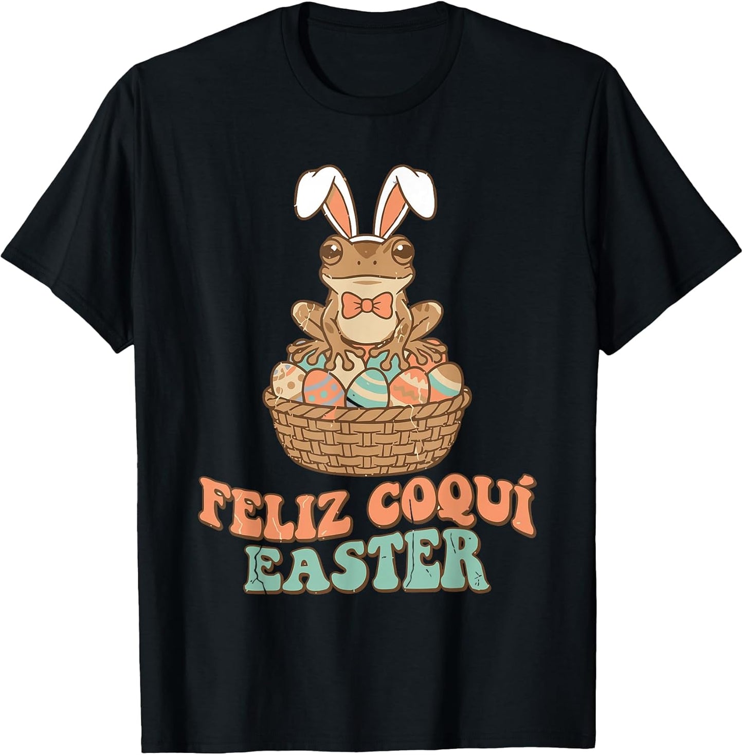 Feliz Coqui Easter Puerto Rican Frog Tropical Holiday