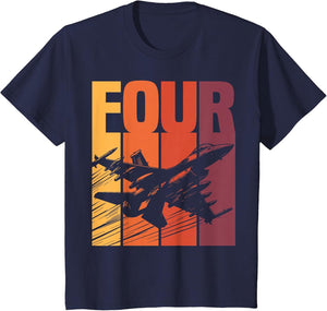 Military Fighter Jet Retro Four Year Old Boys 4th Birthday