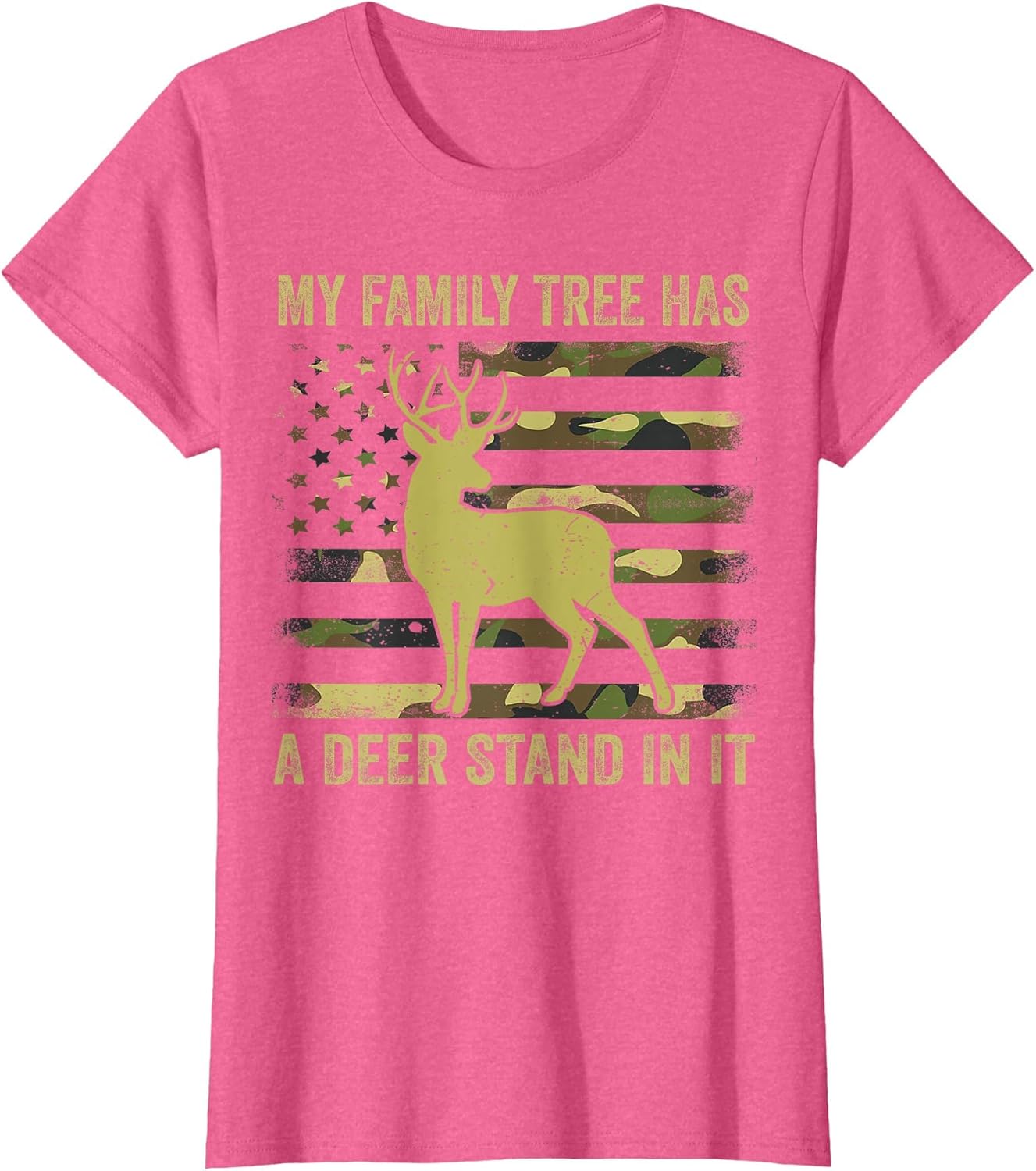 Hunting-Shirt Family Tree Has Deer Stand Funny Hunter Dad