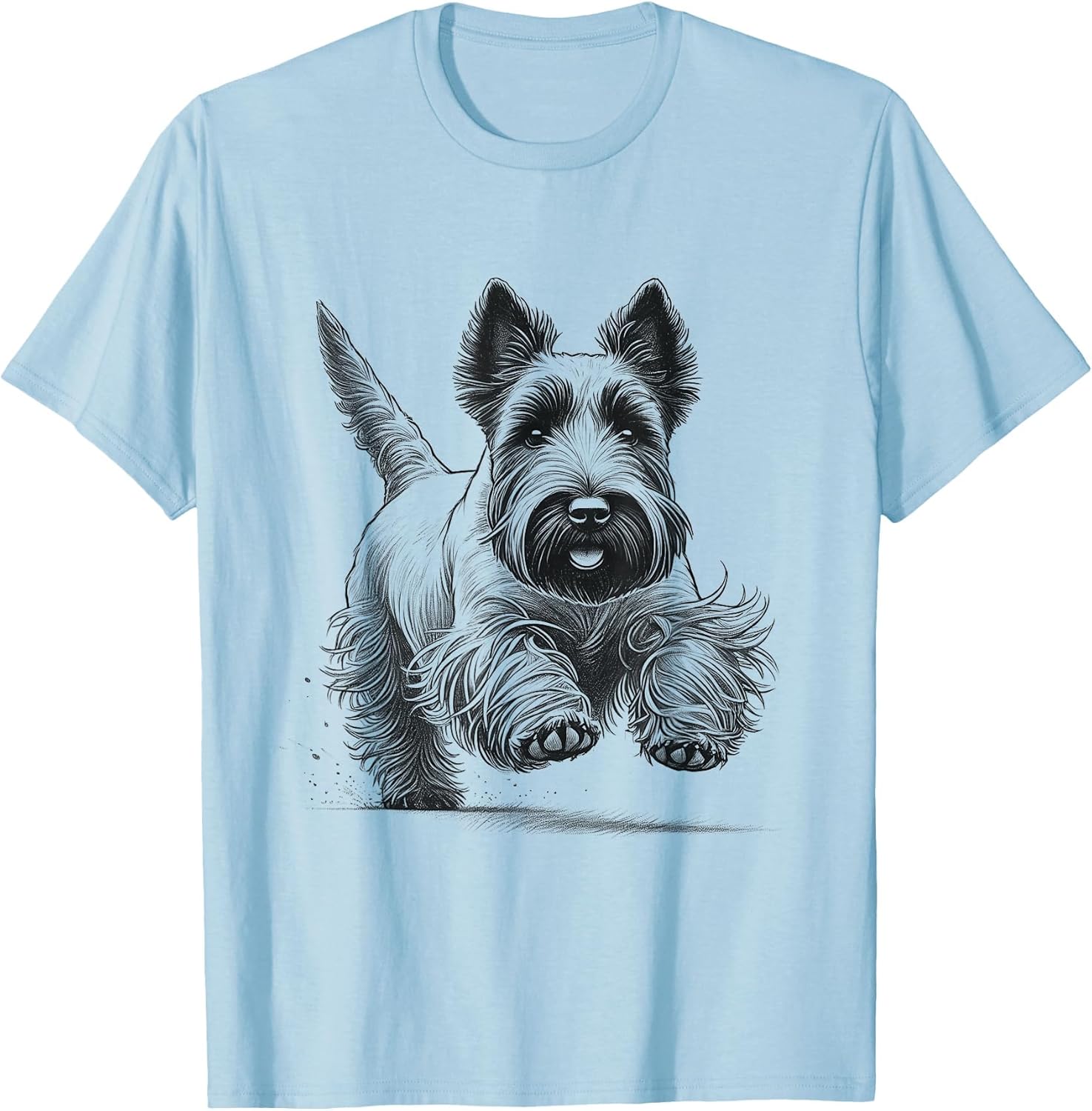 Scottish Terrier Dog Scottie Running Design
