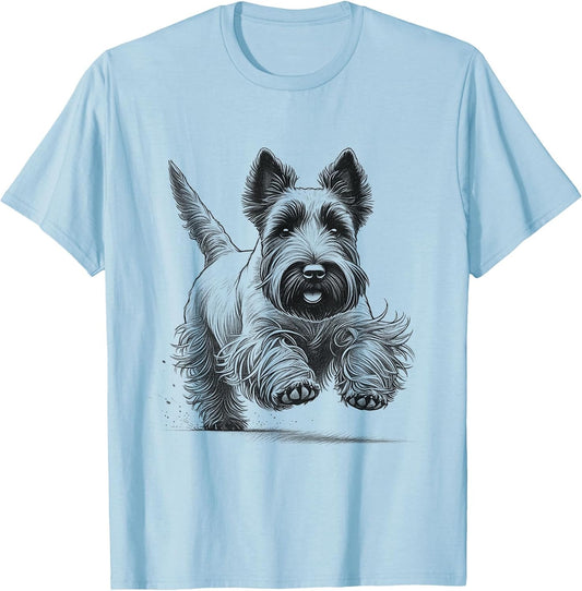 Scottish Terrier Dog Scottie Running Design