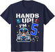 Kids 5th Birthday Boy Police Car Policeman 5 Years Old Officer