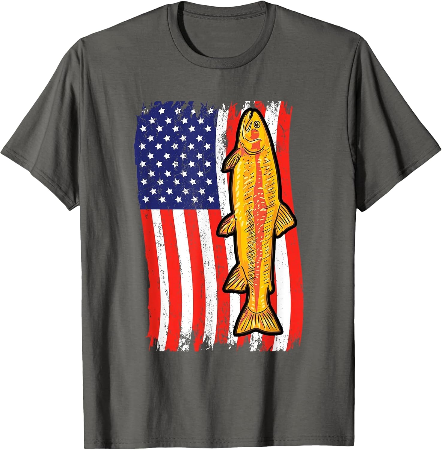 American Flag Golden Rainbow Trout
