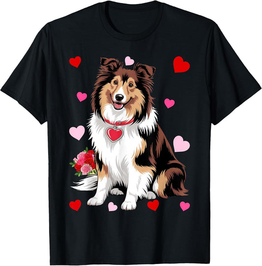 Owner Mom Dad Sheltie Dog Lover Valentines Day