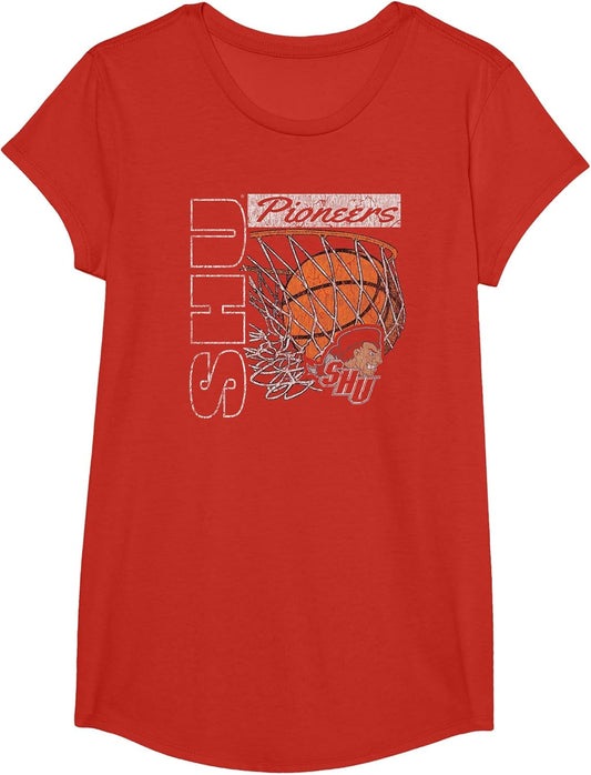 Sacred Heart Pioneers Vintage Basketball 90's Red