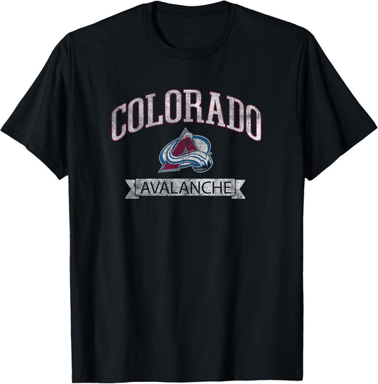 Colorado Avalanche Vintage Hockey Black Officially Licensed