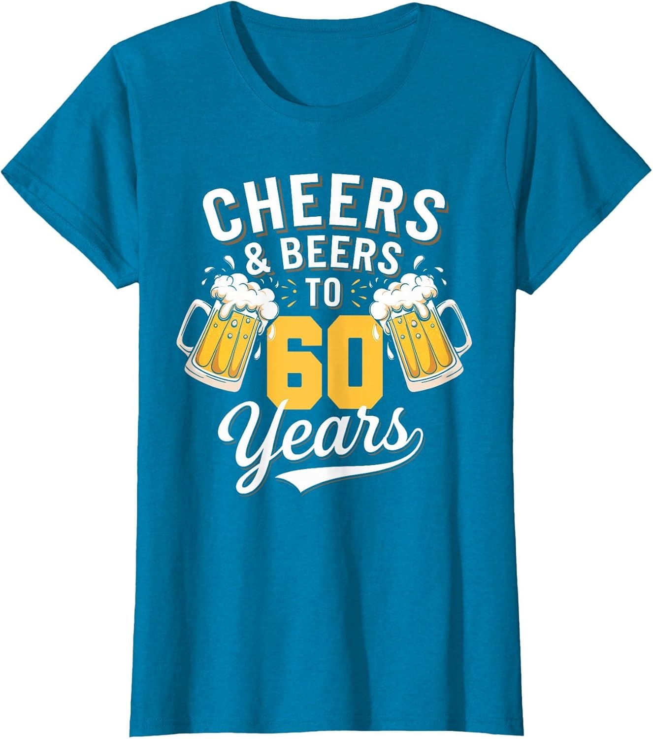 Cheer & Beer to 60 Years 60th Birthday Beer Drinking Party